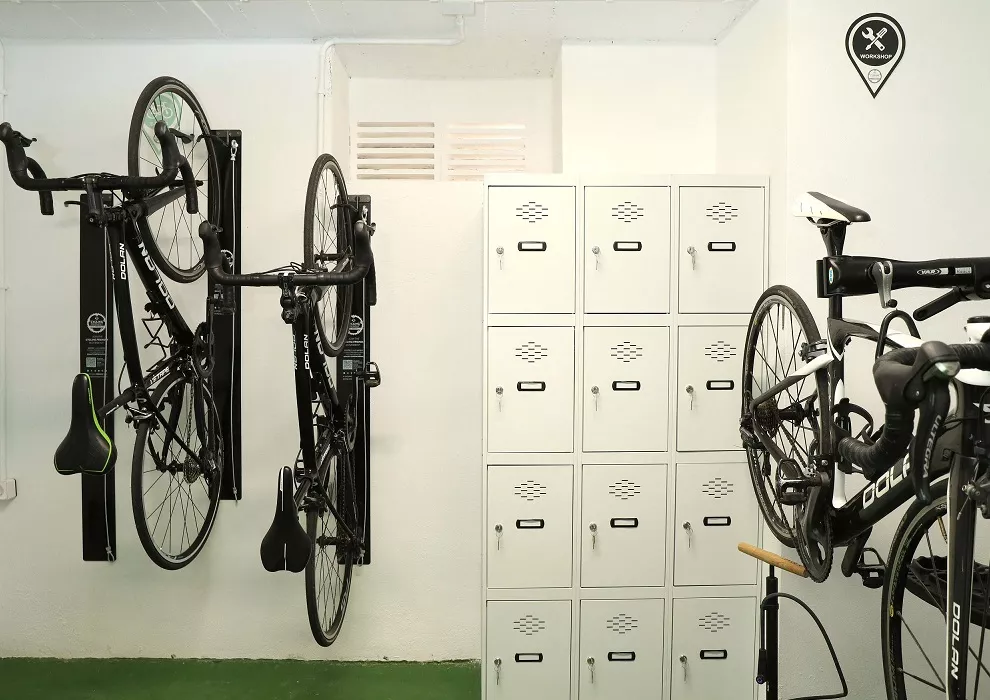 Instalaciones para ciclistas en La Manga Club