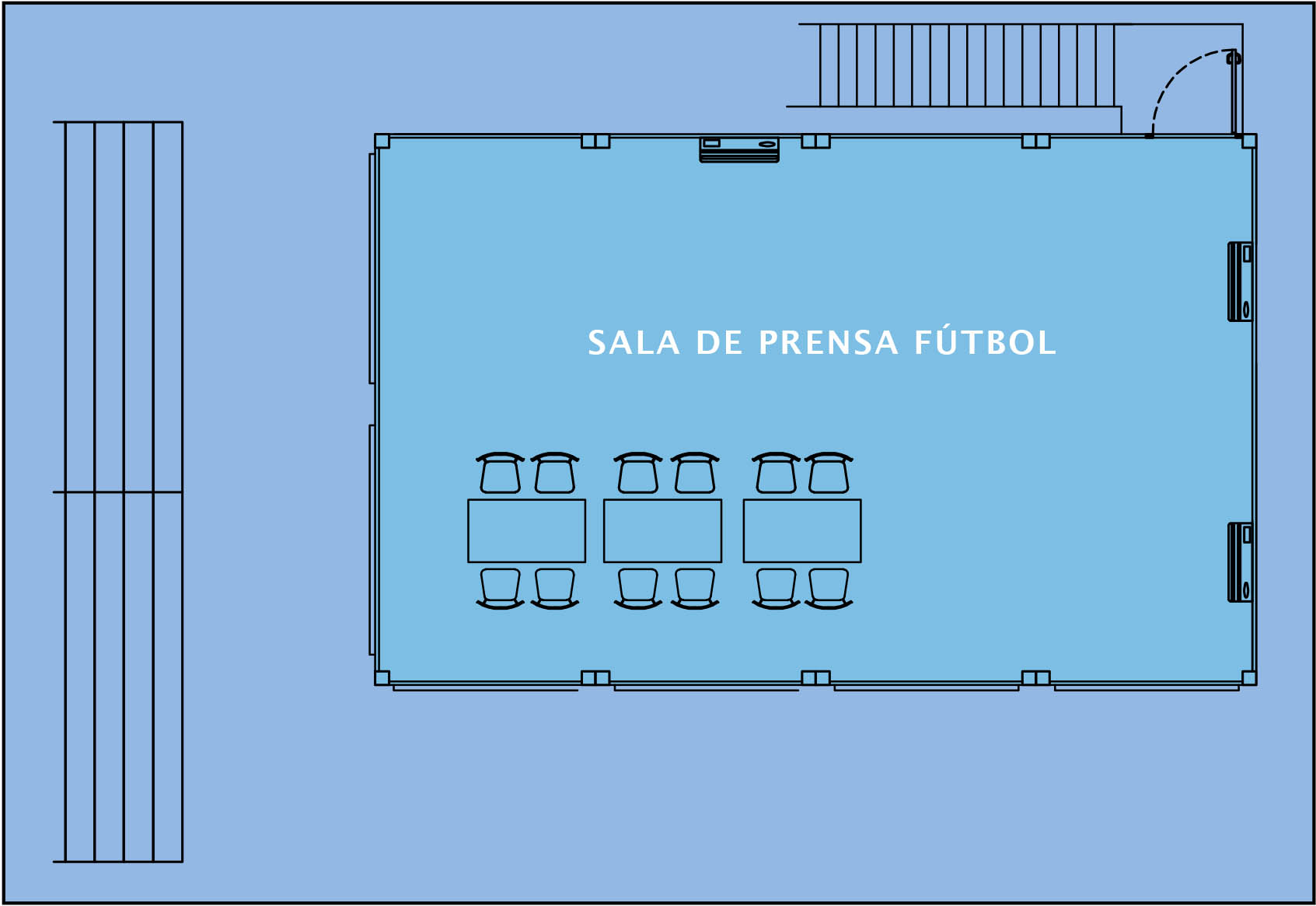 sala prensa fútbol