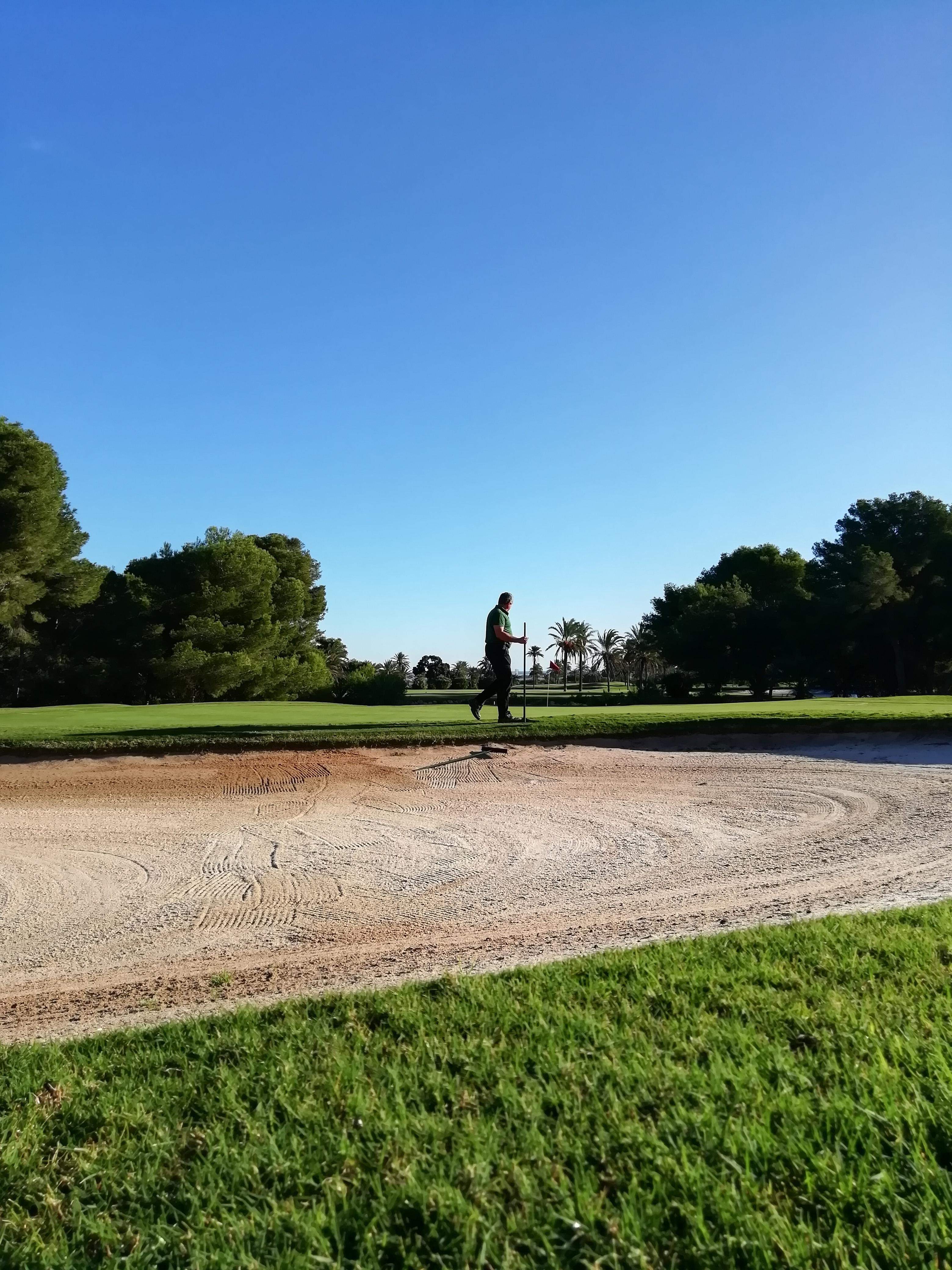 arena búnker campos de golf La Manga Club
