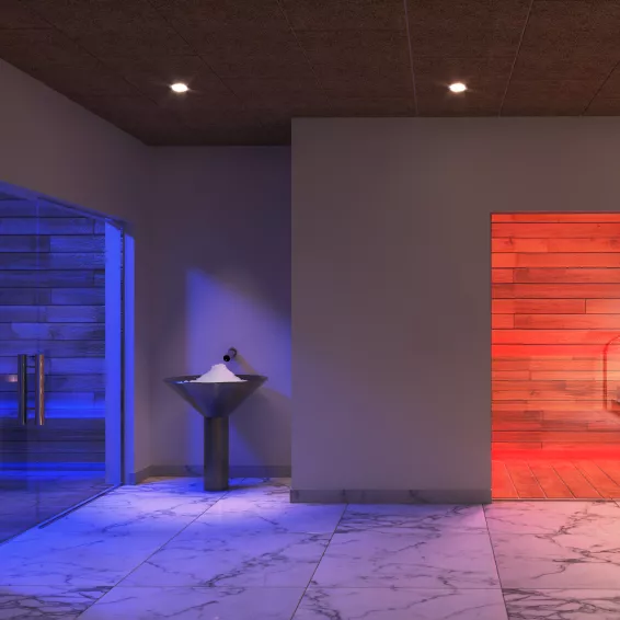 Contrast saunas
