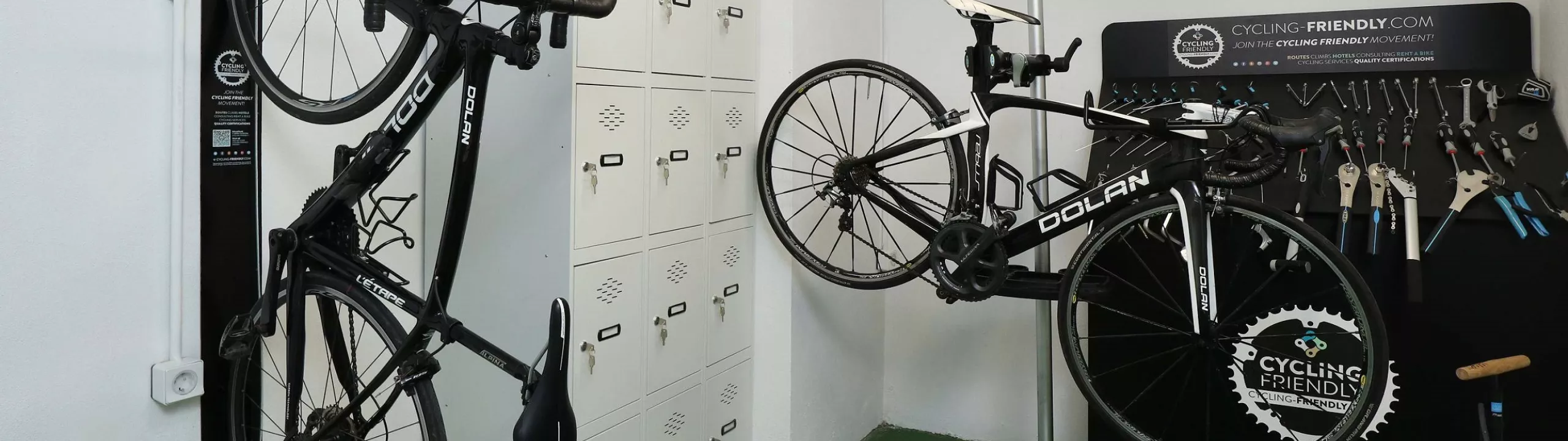 Instalaciones para ciclistas en La Manga Club