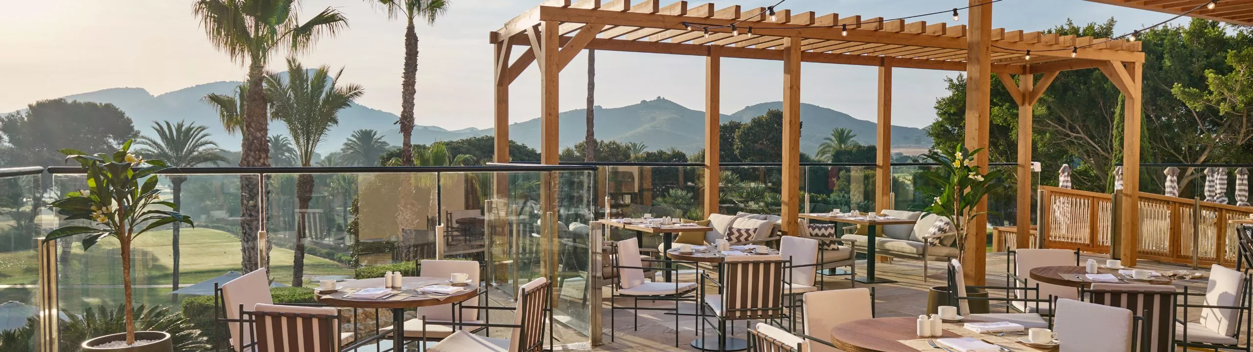 Grand terrace Grill - Grand Hyatt La Manga Club GOlf & Spa - views vistas