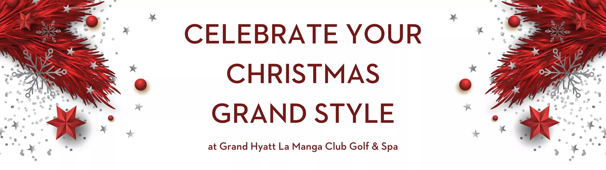 Christmas 2023 at Grand Hyatt La Manga Club Golf and Spa