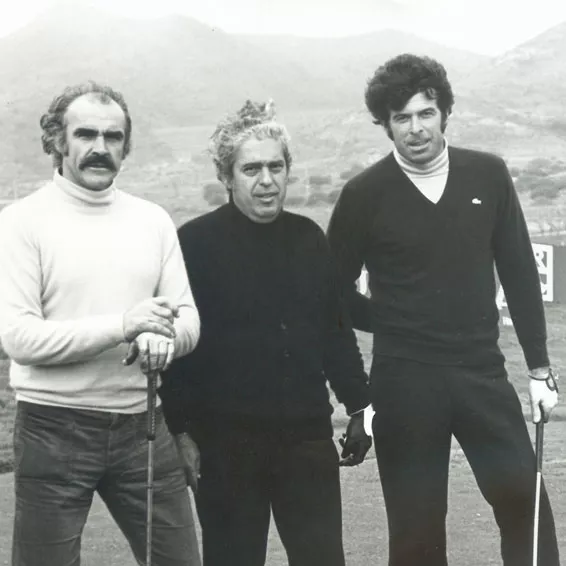 Historia La Manga Club - Sean Connery en el torneo de golf inaugural